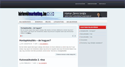 Desktop Screenshot of hirlevelmarketing.hu